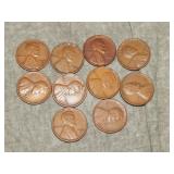10  DECENT 1933 D Lincoln Cents BETTER DATE