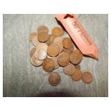 (50) 1917 S Lincoln Cents avg. circ.