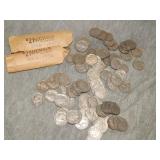 approx 80 Buffalo Nickels 1929-1936 DECENT !!