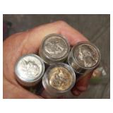 1963 P & D, 1968 P, 1970 P UNC !! nickel Rolls