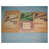 1934-35 Unusual Stories Advance V1N1 & N2-RARE