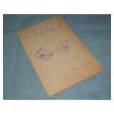 1938 August V1 N1 Cosmic CURRENT FANTASY Fanzine