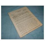 1954 Preparatory World Fanclub List O. Mosher