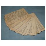 1939-40 (17) POSTAL PREVIEW CARDS Sci-Fi