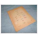 V1 N1 THE GALACTIC POST Fanzine c 1940's