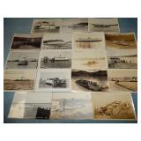 (18) Antique FERRY RPPC Postcards