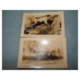 (2) MIDLAND TERMINAL R.R. RPPC Postcards