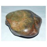 Dinosaur Feces- Coprolite Green & Black Opalized??