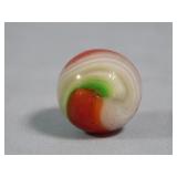 Akro Agate Red & Green Popeye Marble 0.633'