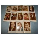 (13) c. 1920's PHOTO MOVIE STAR Postcards