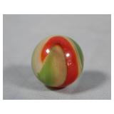 Akro Agate Red & Green Popeye Marble 0.637'