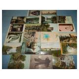 (21) Various Antique Postcards