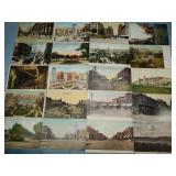 (20) Antique STREET VIEW ETC. Postcards