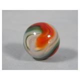 Akro Agate Red & Green Popeye Marble 0.631'