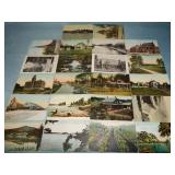 (22) Antique NEW YORK Postcards
