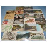 (21) Various Antique Postcards