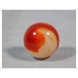 Akro Agate Red & Yellow Popeye Marble 0.622'
