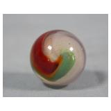 Akro Agate Red & Green Popeye Marble 0.618'