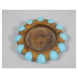 Akro Agate Blue MARBLE TRAY 0.6'