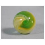 Akro Agate Yellow & Green Popeye Marble 0.625'