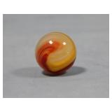 Akro Agate Red & Yellow Popeye Marble 0.757'
