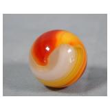 Akro Agate Red & Yellow Popeye Marble 0.643'