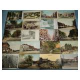 (20) Antique STREET VIEW ETC. Postcards