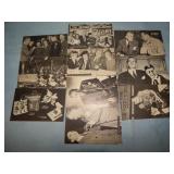 (8) c. 1940 TOM BRENEMAN HOLLYWOOD Postcards