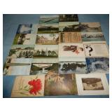 (21) Various Antique Postcards