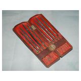 Antique BALI COCKFIGHTING SPURS Cmplt