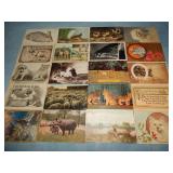 (20) Various Antique Animal Postcards