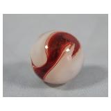 Akro Agate Silver Oxblood Marble 0.594'