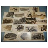 (18) MEXICAN REVOLUTION ARMY RPPC Postcards