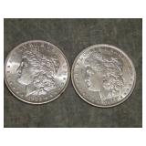 1903 & 1889 O Morgan SILVER Dollars VNICE !!!