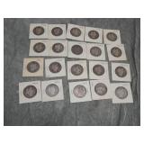 20 Barber SILVER Quarters