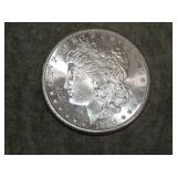 1881 S Morgan SILVER Dollar UNC to me U Grade
