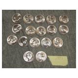 17 UNCIRCULATED 1952 S Washington Quarters