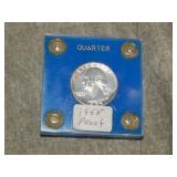 1955 PROOF Washington Quarter
