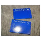 1969 & 1970 Proof Sets (w/40% silver halves)