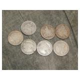 7 Seated Liberty SILVER Dimes