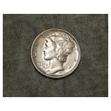 1936 D Mercury Dime AU/BU U GRADE