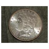 1902 O Morgan SILVER Dollar UNC to me U grade
