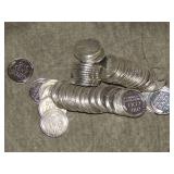 1943 D Steel Cents UNCIRCULATED ROLL WOW !!!