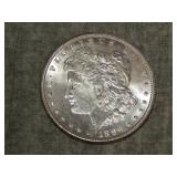 1896 P Morgan SILVER Dollar UNC to me U grade
