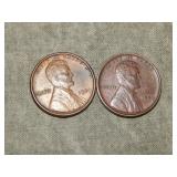 Pair of NICE !! 1909 VDB Lincoln Cents