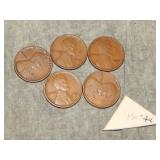1911 P & D Lincoln Cents in VF to XF plus U Grade