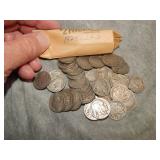 40 Buffalo Nickels 1925-29 D  Readable Dates