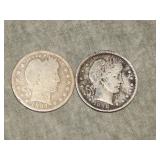 1897 P & 1898 P Barber Quarters