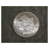 1890 S Morgan SILVER Dollar UNC to me U Grade