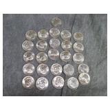 26 UNC 1946 P & D SILVER Quarters